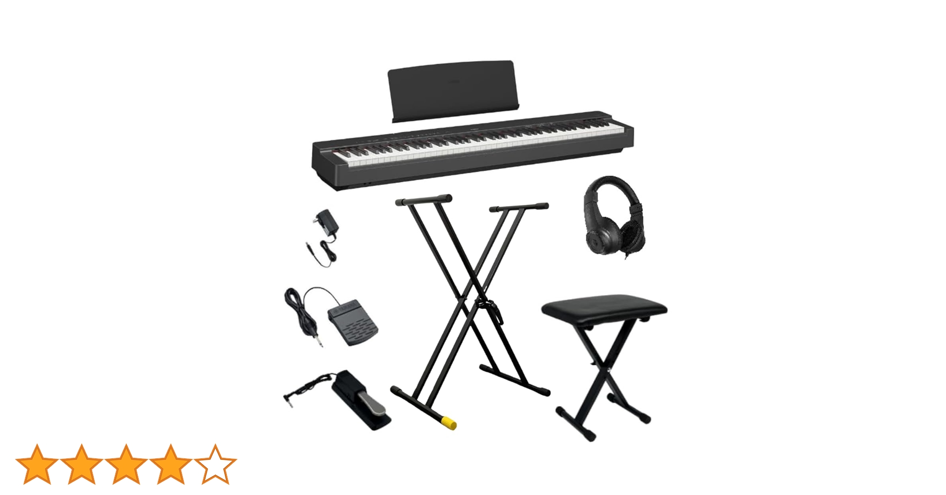 Amazon | 【ヘッドホン＆サスティンペダル付き】【P125α後継機種